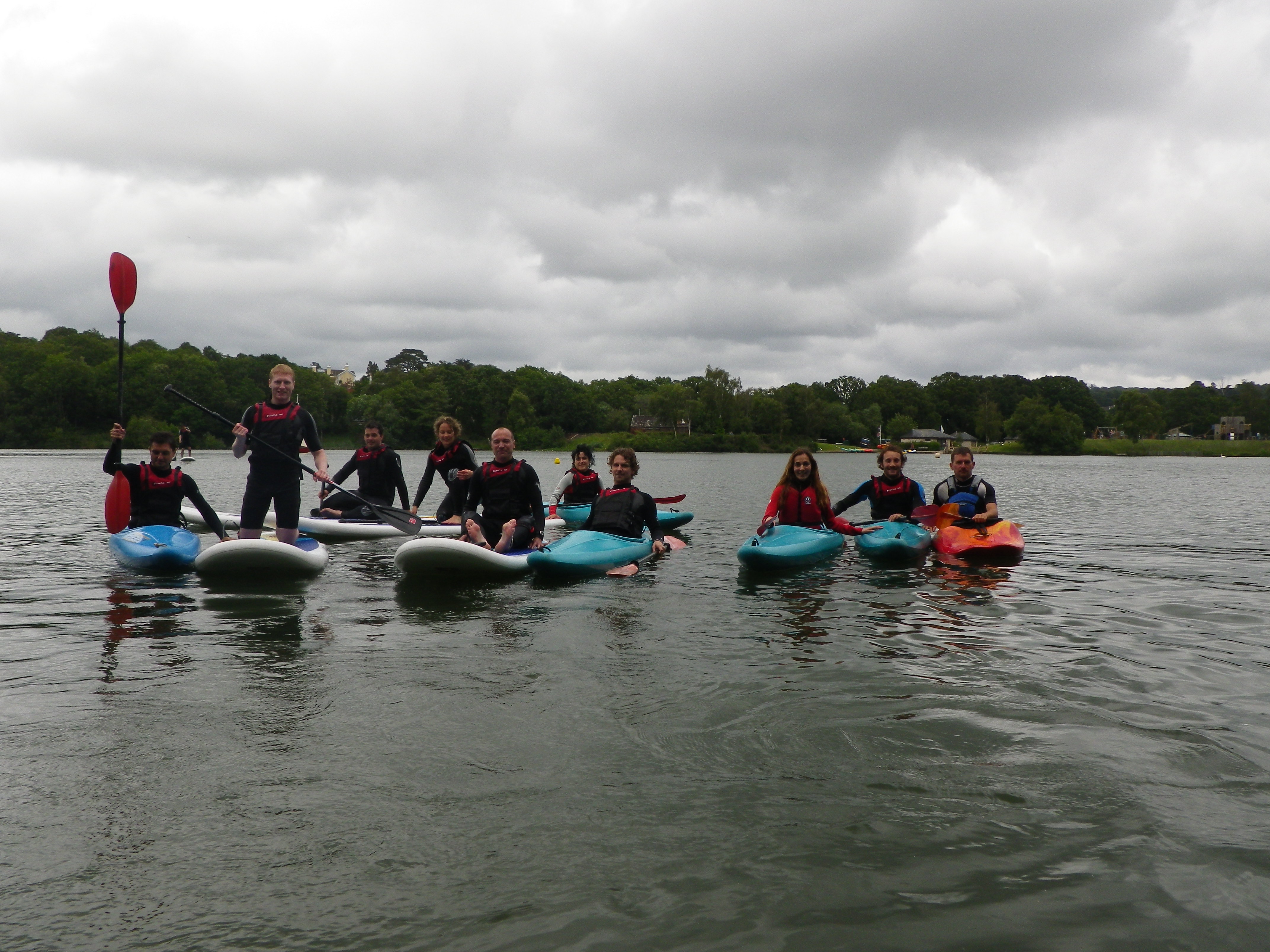 Rowing Canoeing Team Building