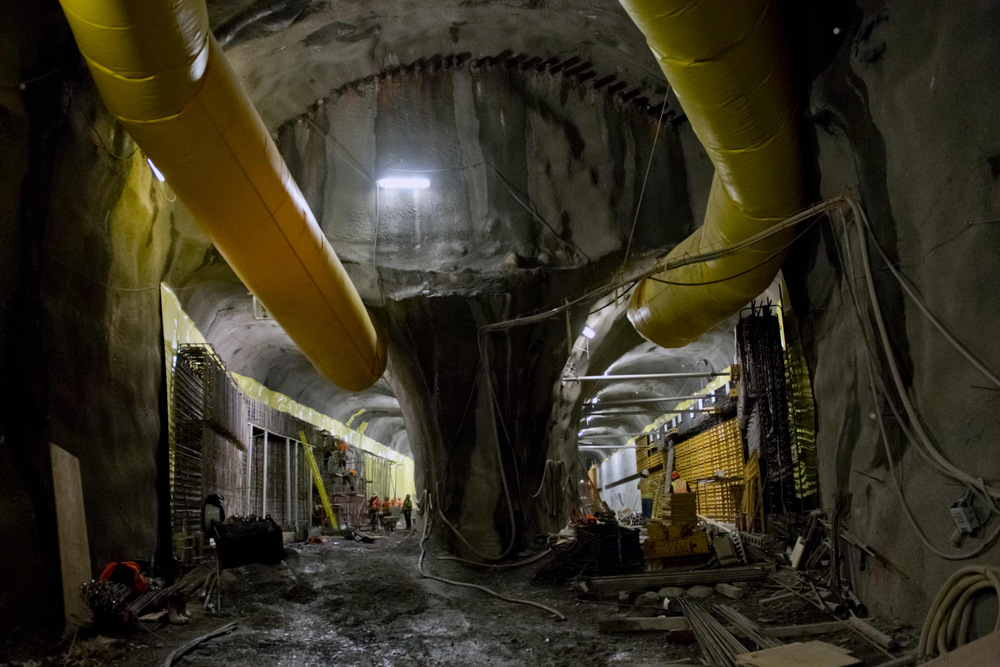 Intermediate Shaft Cavern Reinforcement