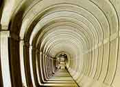 Thames Tunnel in 1997, prior to track laying and re-opening as part of London Underground's East London Line.