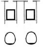 Two single-track tunnels in cut-and-cover construction with separated pits in NATM with separated drifts.