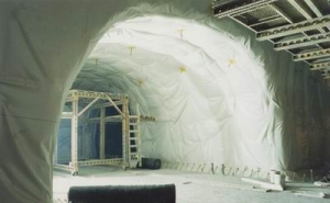Figure 4: Waterproofing membrane and BA-Anchors