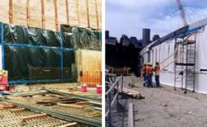 Figure 5. Waterproofing installation at WMATA's Petworth Station and MBTA's Section CC09.
