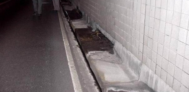 Concrete Corrosion at Side Air Conduits and Tunnel Sidewall Drains 