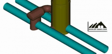 3D Model of tunnels and shaft