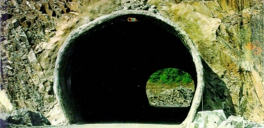 Portal of completed tunnel 