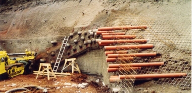 Installation of pipes 